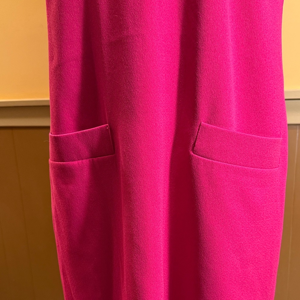 Trina Turk Andromeda 2 Shift Dress 8 Bold Mod  Planetary Pink 60’s Style - Picture 3 of 9